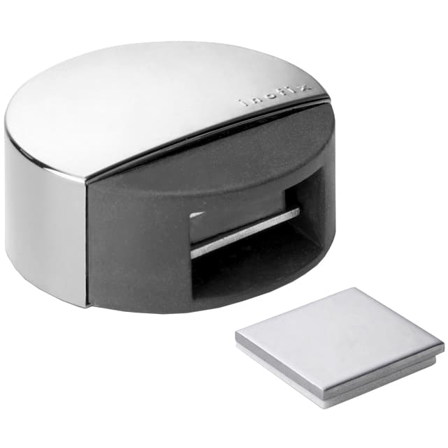 Fermaporta Magnetico Adesivo Inofix Cromo Opaco 10 Pezzi - 2