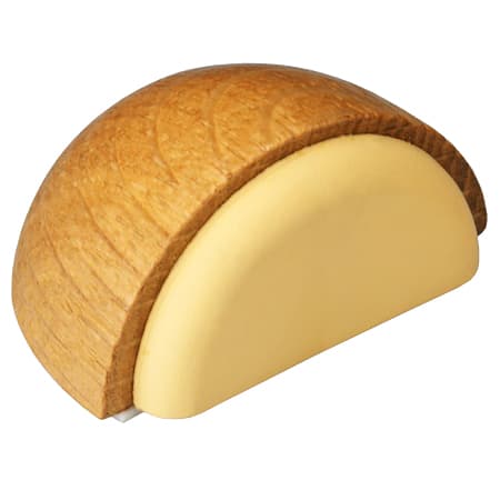 Fermaporta in Legno Adesivo Inofix Quercia 10 Pezzi - 2