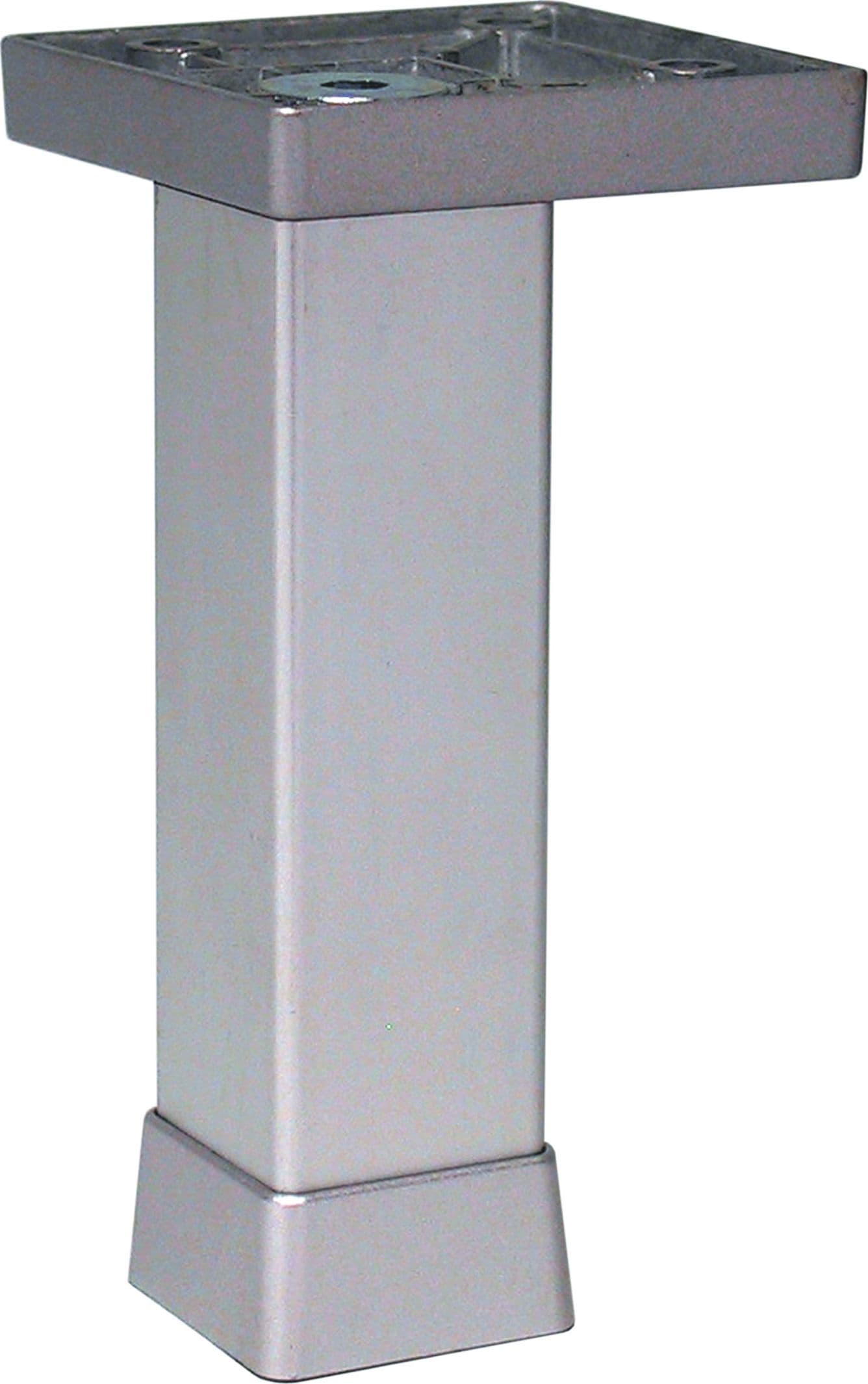Piedino Regolabile Allum 150 mm P0702 Z Argento Gs Plast 12 Pezzi - 2