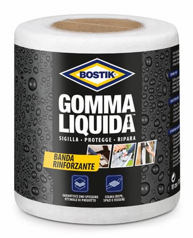 Bostik Gomma Liquida Banda Rinforz 10 cm x 10 m 6 Pezzi - 2
