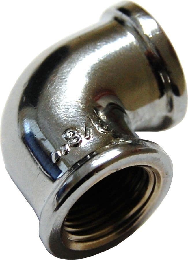 Idraulica Gomito Ff 90 Ottone Cromato D 3/4 Amaflex 10 Pezzi - 2