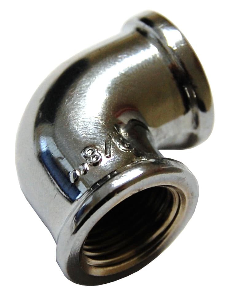 Idraulica Gomito Ff 90 Ottone Cromato D ¾ Amaflex 10 Pezzi - 2