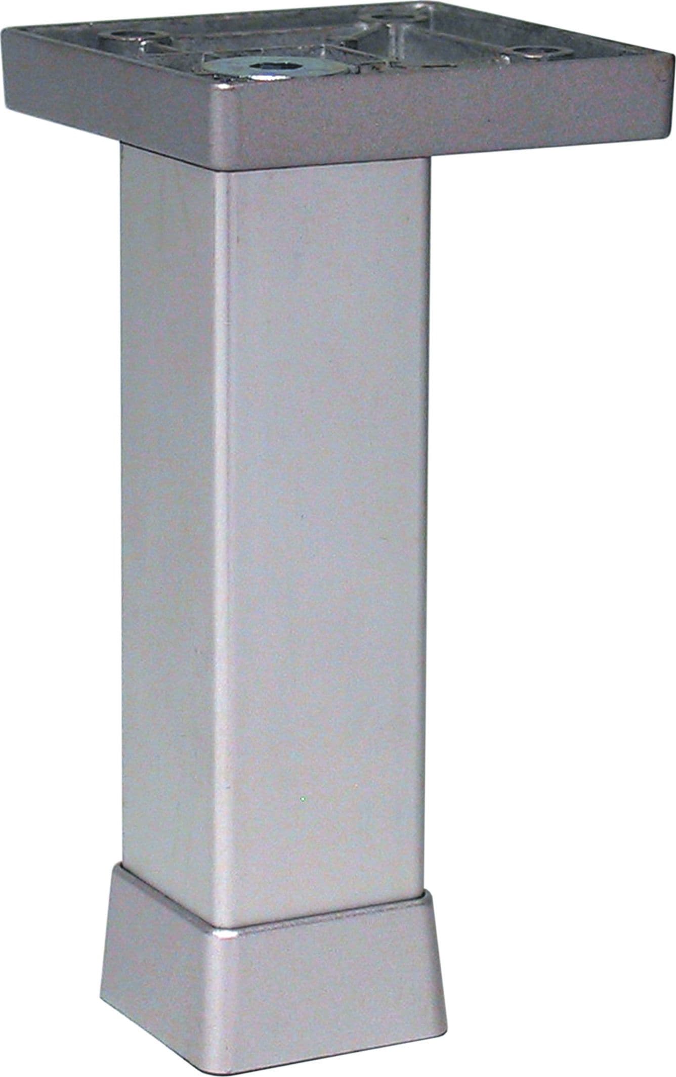 Piedino Regolabile Allum 120 mm P0702 Z Argento Gs Plast 12 Pezzi - 2