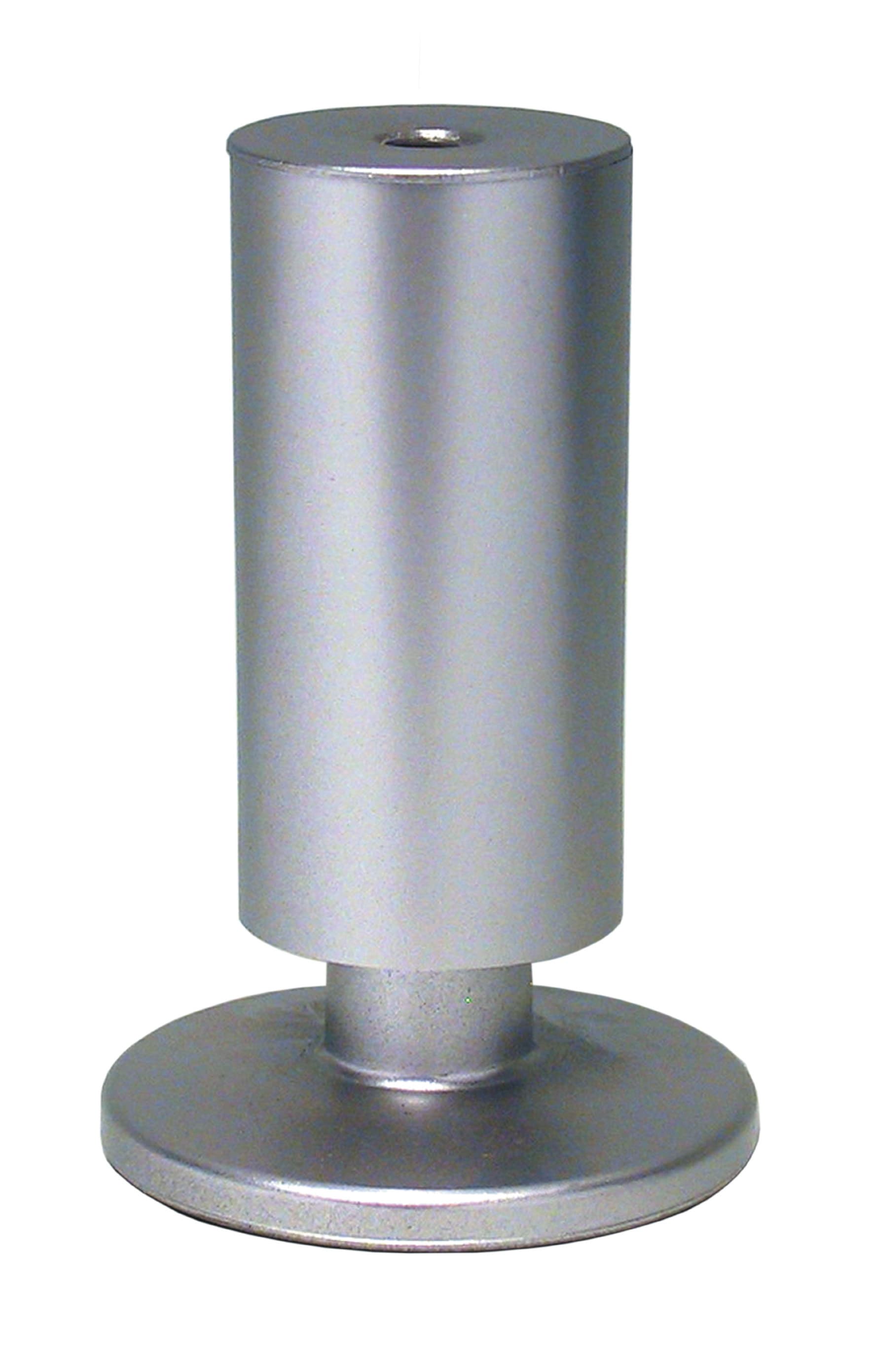 Piedino Regolabile ABS 90 mm P1808 Cromo Gs Plast 12 Pezzi - 2