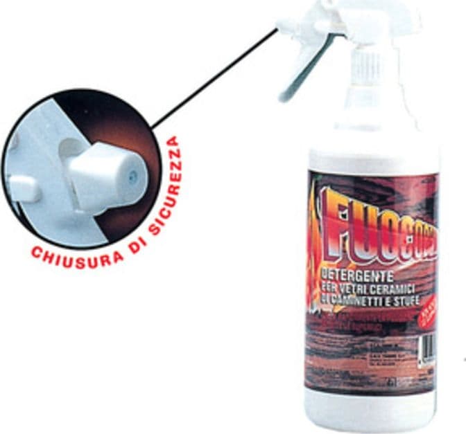 Pulitore per Vetri Stufe e Camini Fuocobello 750ML G.m.r. Trading 12 Pezzi - 2