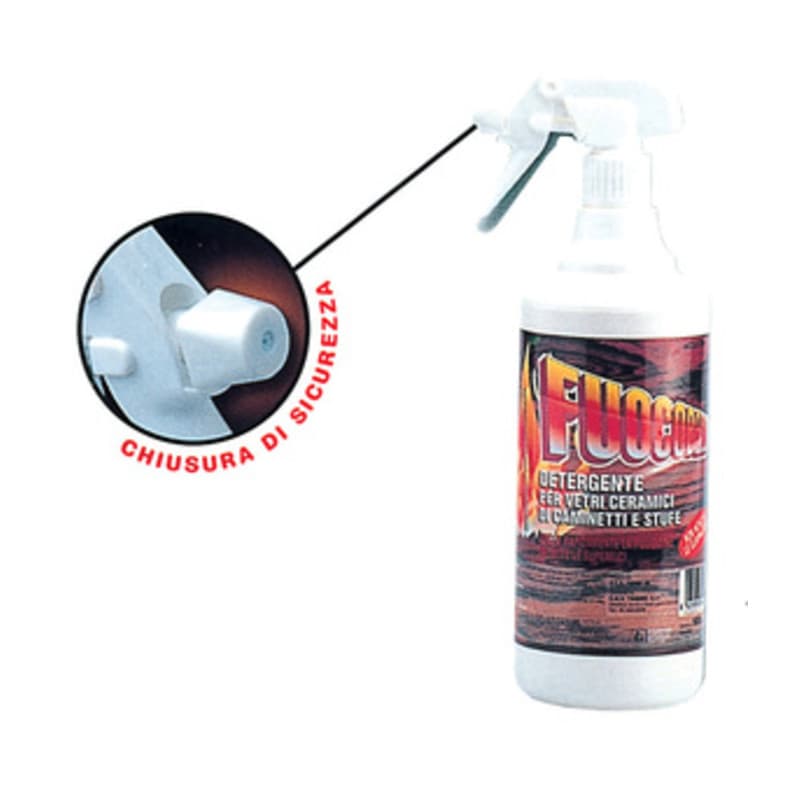 PULITORE PER VETRI STUFE E CAMINI FUOCOBELLO 750ML- G.M.R. TRADING- 12,0 pz - 2