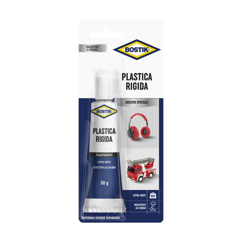Bostik Plastica Rigida Tubetto 50 g Blister 6 Pezzi - 2