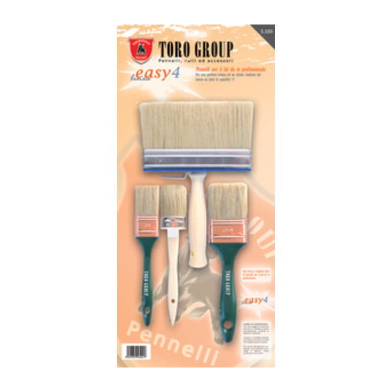 Set 4 Pennelli Setola Bionda EASY4 S 550 - 2