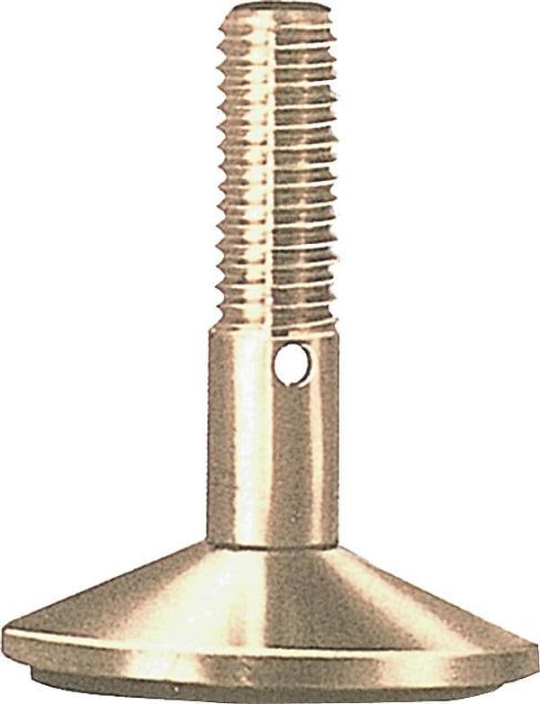 Piedino Regolabile Ottone MA12 x D 60 mm 10 Pezzi - 2