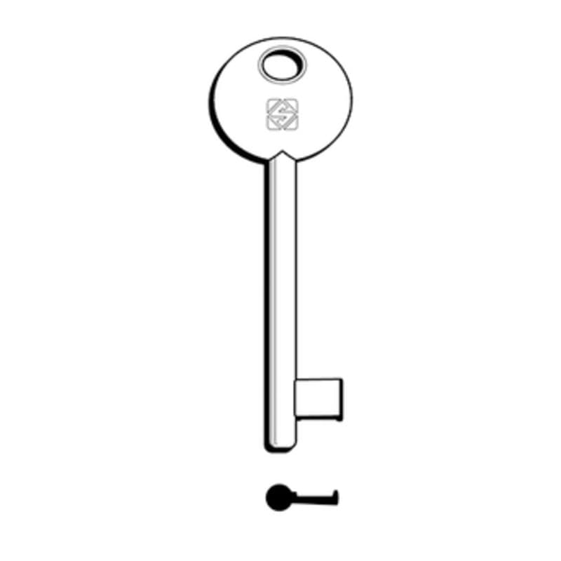 Chiavi Silca Patent Bon per Pari 6P2D Ni GR.25 5 Pezzi - 2