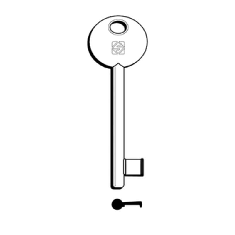 Chiavi Silca Patent Bon per Disp 6P2S Ni GR.25 5 Pezzi - 2