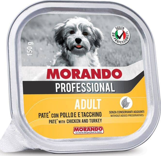 Cibo Cane Morando Vsc 150 g Pate Pollo Tacchin 22 Pezzi - 2