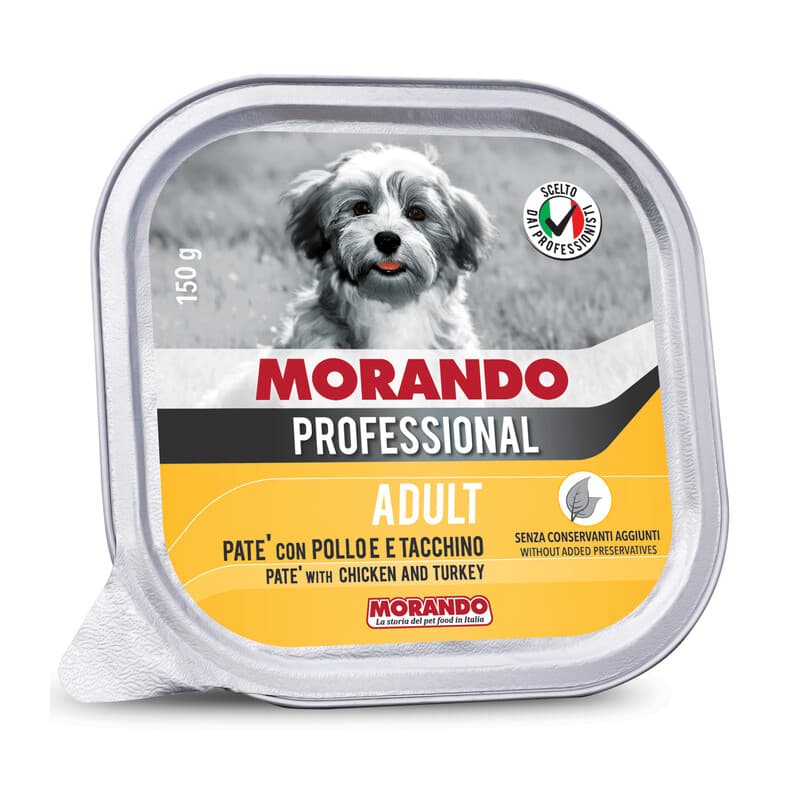 Cibo Cane Morando Vsc 150 g Pate Pollo Tacchin 22 Pezzi - 2