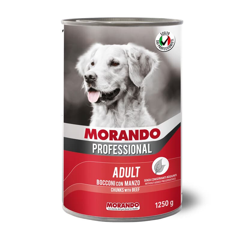 Cibo Cane Morando Latt 1250 g Manzo 12 Pezzi - 2