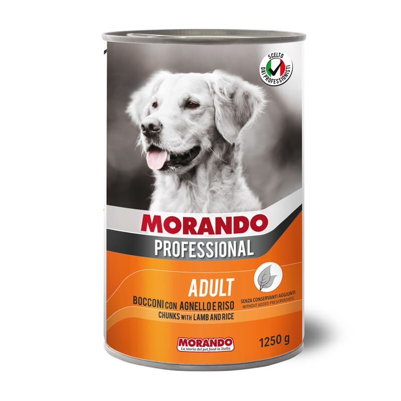 Cibo Cane Morando Latt 1250 g Agnello RIS0 12 Pezzi - 2
