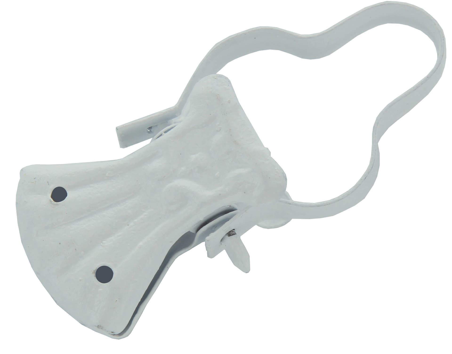 Pinza per Tende con Arco Laccato Bianco Sc 10 Pezzi - 2