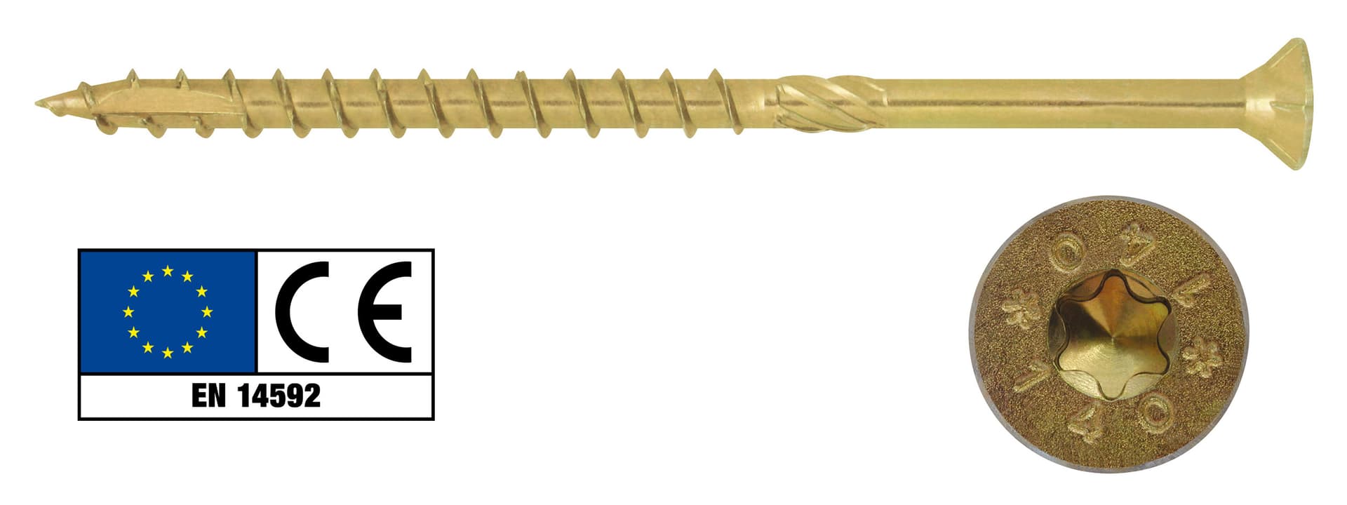 Viti Portanti per Legno TSP Torx MM.10 x 140 Friulsider 50 Pezzi - 2