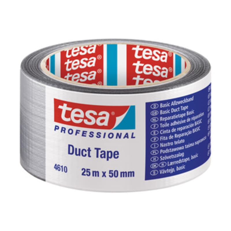 Nastro Americano Tesa Basic 50MMX25M Grigio Tesa 6,0 Rotoli - 2