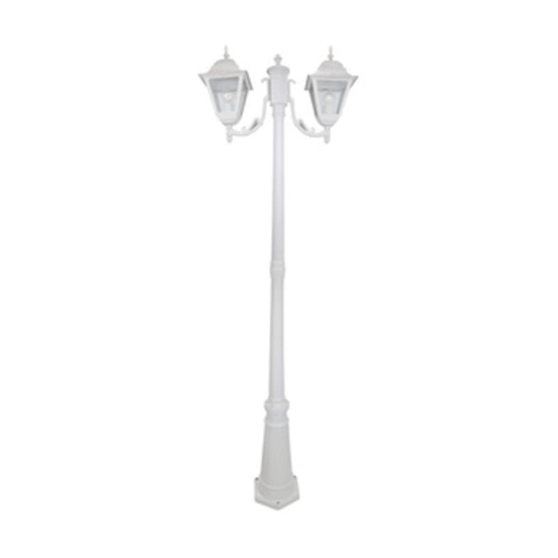 Lampione New York H 200 cm 2 Luci Bianco - 2