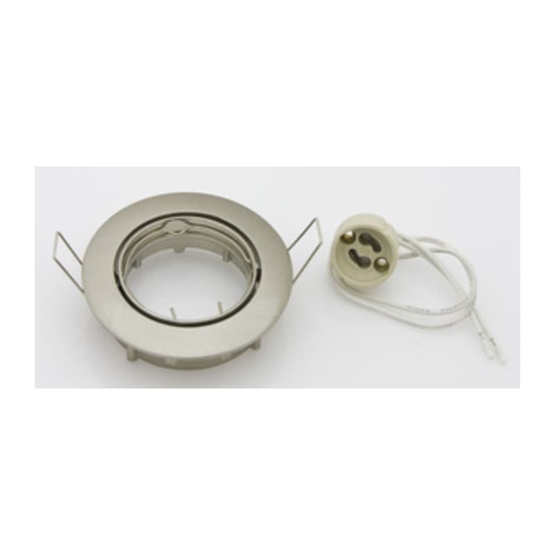 Faretto Incasso Orientab per LED GU10 Nikel Sat 10 Pezzi - 2