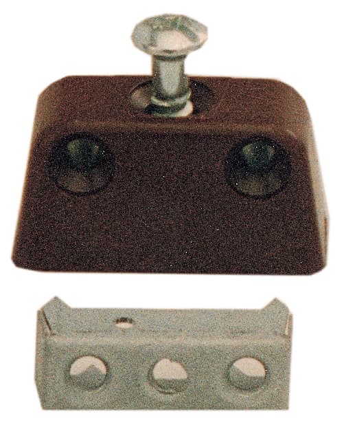 Sc Giunzione Trapezoidale Marrone con Viti 4 Pezzi - 2