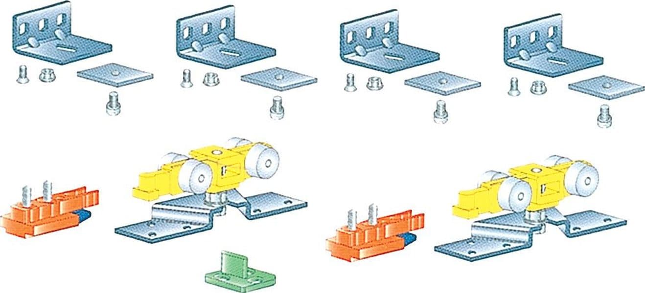 Kit Accessori per Binario Alluminio 80 kg – Idroweb