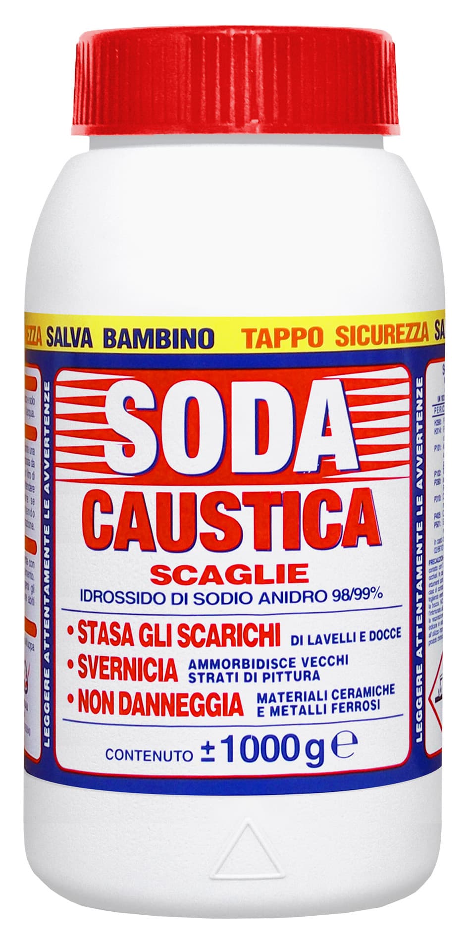 Soda Caustica a Scaglie 1 kg Cag Chemical 12 Pezzi - 2