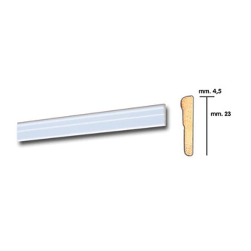 Cornice per Parati 4,5 x 23 Barocco 200 cm Bianco 25 Pezzi - 2