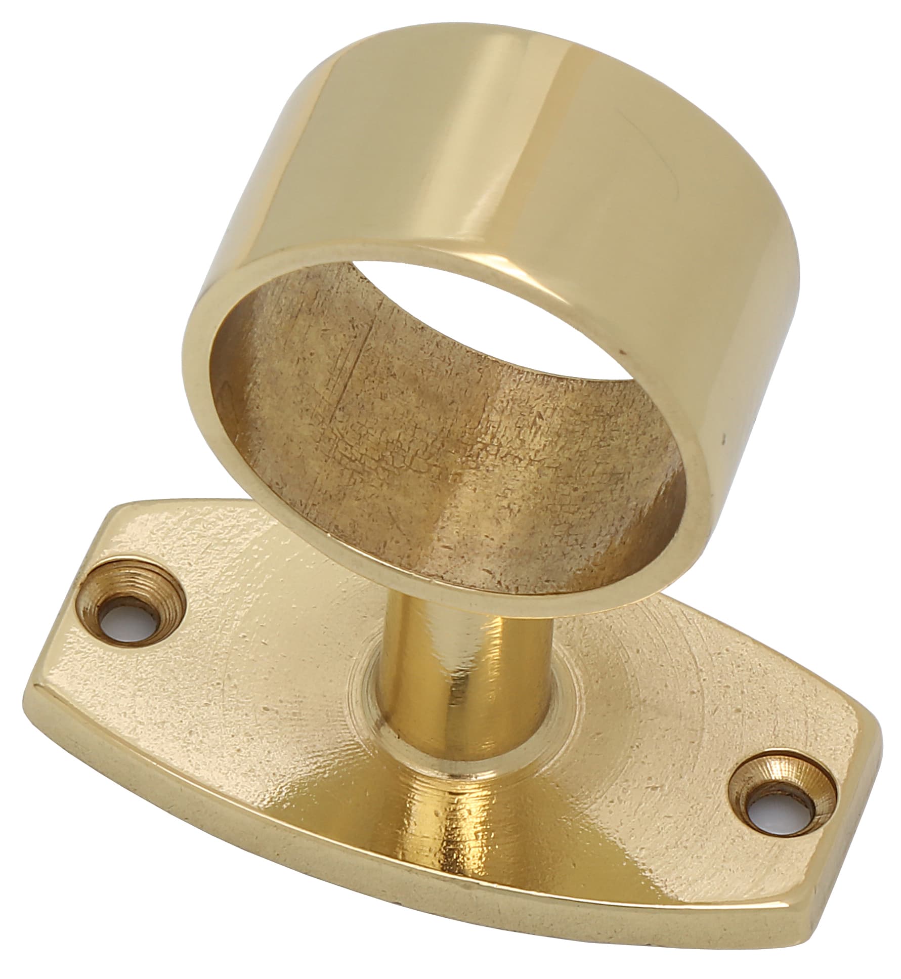 Tubo Lucido D 25 mm** Passante Corrimano Ottone 5 Pezzi - 2