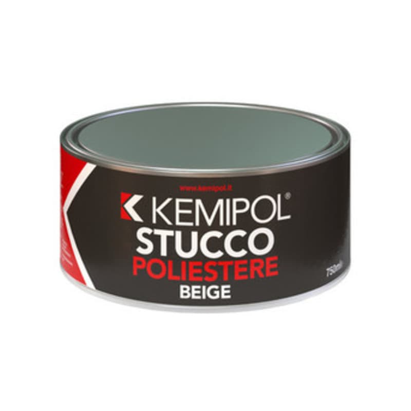 Stucco Poliestere Kemipol 0,750 l 12 Pezzi - 2