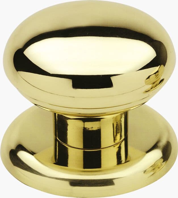 Pomolo Ottone Giove D 70 mm Lucido Verniciato Benini 4 Pezzi - 2