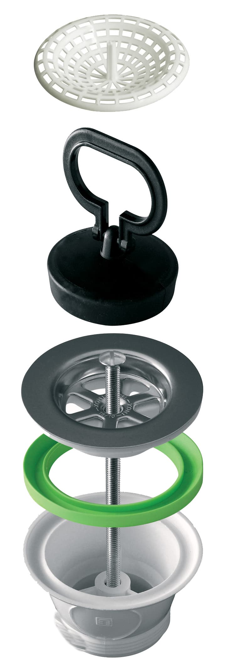 Piletta per Lavello INOX 1.1/2D.70* 6,0 Blister Bl - 2