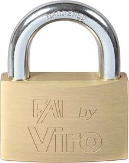 Lucchetto Rettangolare 70 mm Viro 557 Fai 6 Pezzi - 2