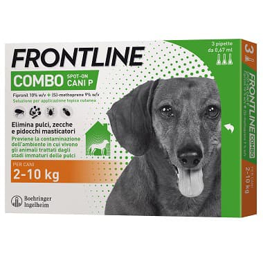 Combo 02 10 kg Cani Piccoli 3 Pipette Frontline - 2