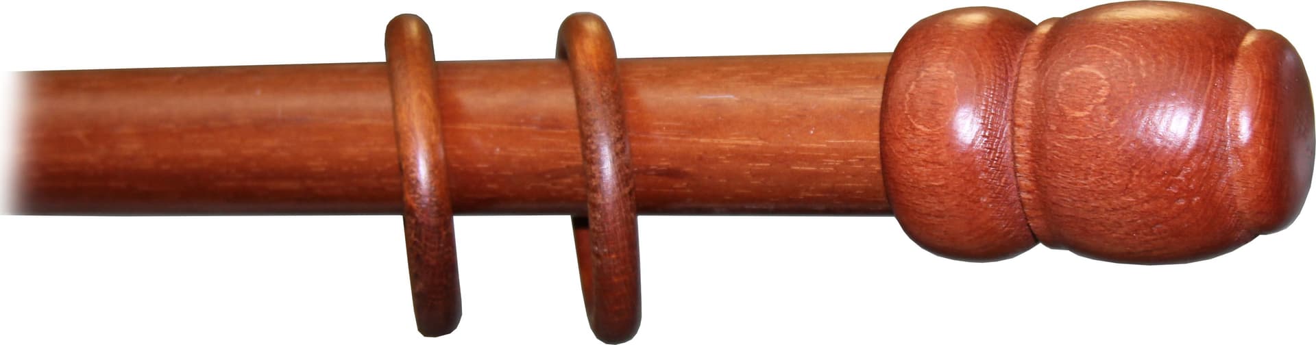 Bastone Legno a Tiro D 35 Ciliegio 210 cm S Supp - 2