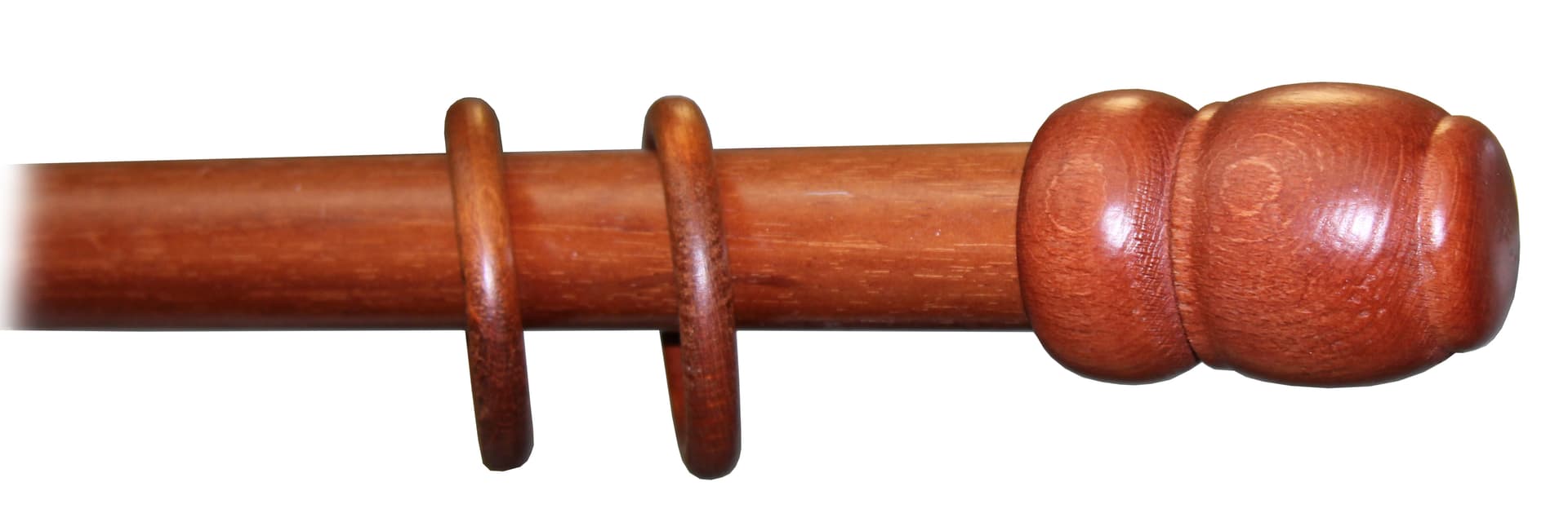Bastone Legno a Tiro D 35 Ciliegio 210 cm S Supp - 2