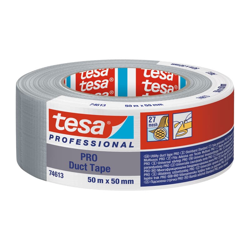 Nastro Americano Tesa Pro 50MMX50M Argento 6 Pezzi - 2