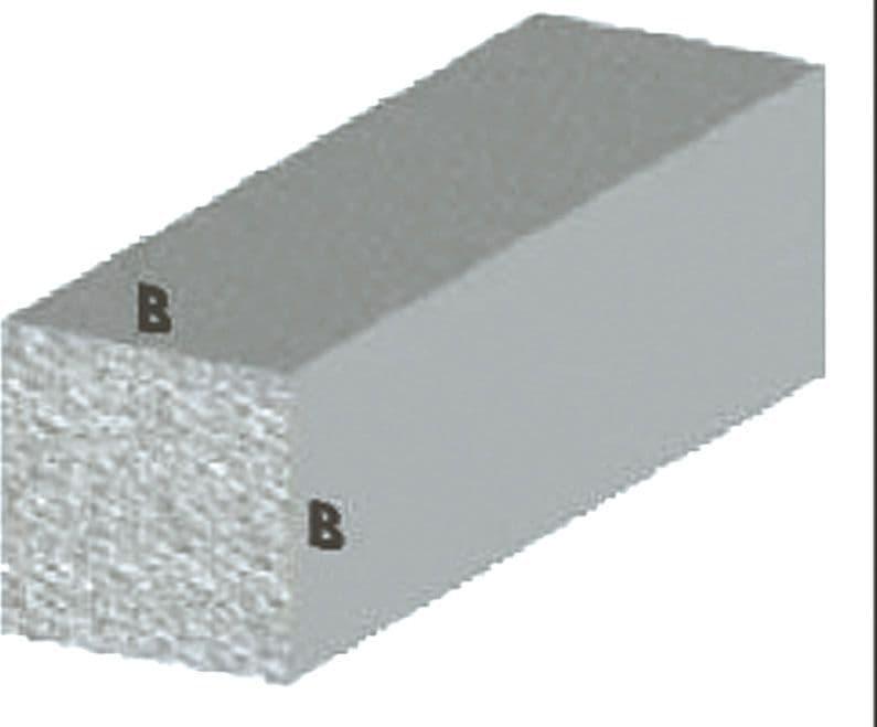 Profilo Argento H 100 cm Quadro Pieno 10 x 10 mm** Arcansas 5 Pezzi - 2