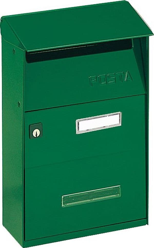 Cassetta Postale Alubox Ft Lamiera Verde - 2
