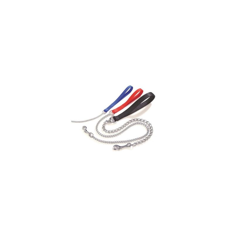 Zoov Guinzaglio Nylon 120 cm Blu con Catena Acc - 2
