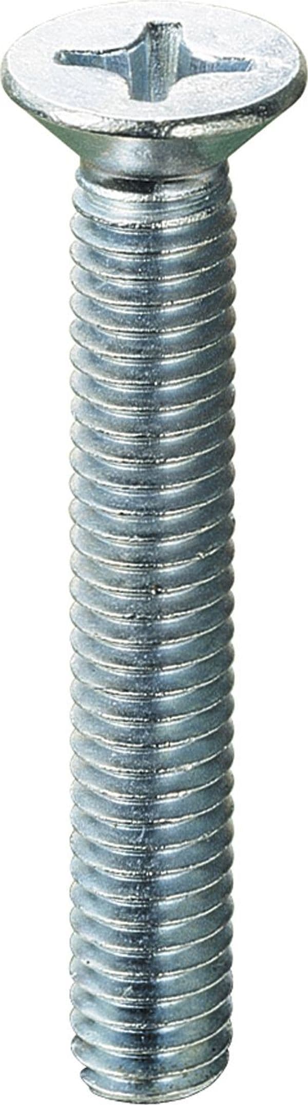 Viti a Metallo Testa Piana 5 x 35 Zinc Ambrovit 200 Pezzi - 2