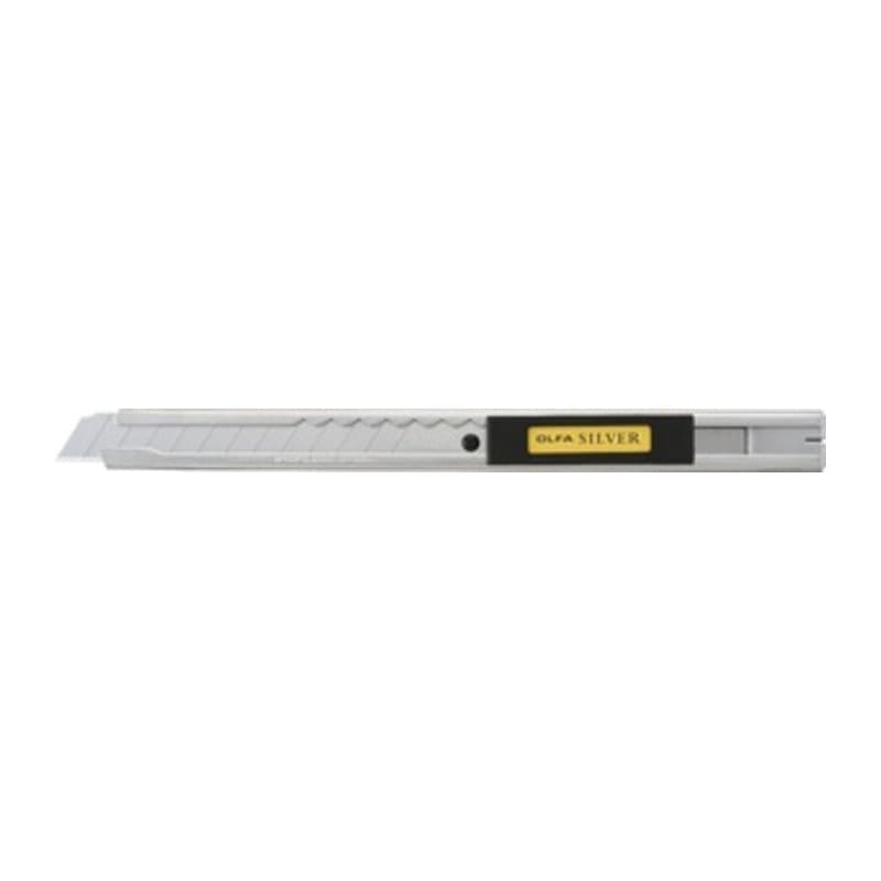 Olfa Cutter 9 mm INOX Srv 1 con Blocco Automat 6 Pezzi - 2
