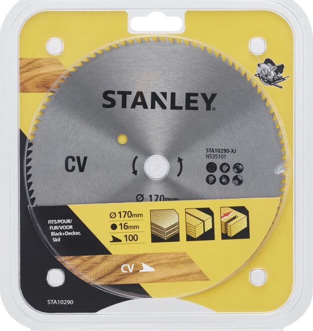 Lama Circolare Crom. MM.170 Piranha Stanley STA10290 X10290 - 2