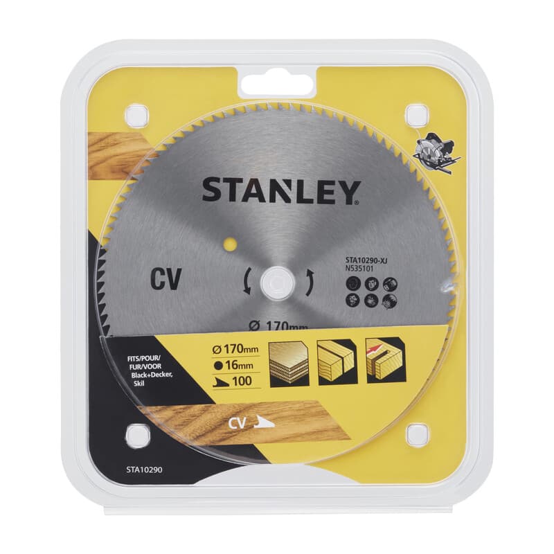 Lama Circolare Crom. MM.170 Piranha Stanley STA10290 X10290 - 2