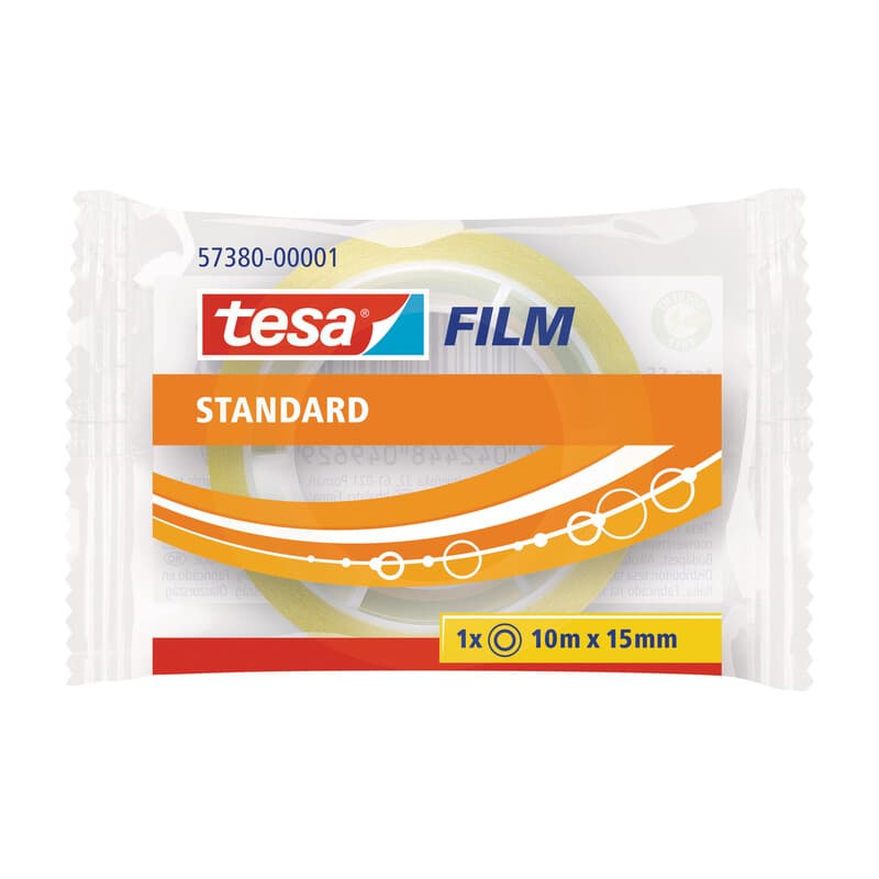 Nastro Trasparente Tesa Caramella 15MMX10M 50 Pezzi - 2