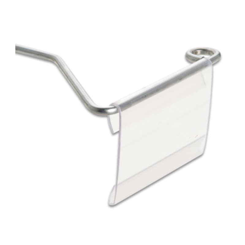 Portaprezzo PVC per Gancio Fig 23 Trasp 66 x 50 mm 50 Pezzi - 2