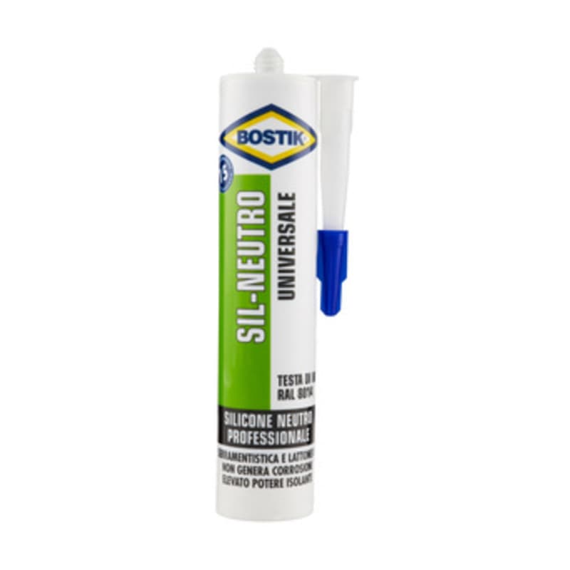 Bostik Sil Neutro Universale 300 ml Testa di Moro 12 Pezzi - 2