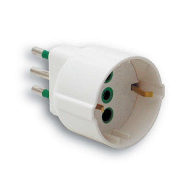 Fme 87.120 Bl Adattatatore 10A 2P e T Schuko Fanton - 2