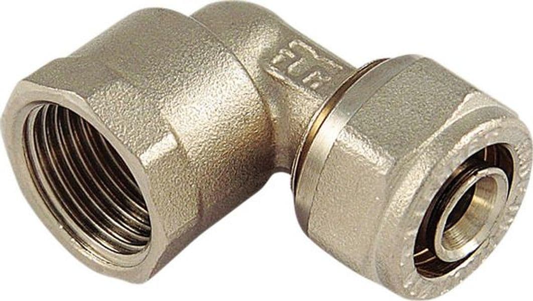 Gomito F.16 x 1/2 per Multistrato Tiemme 10 Pezzi