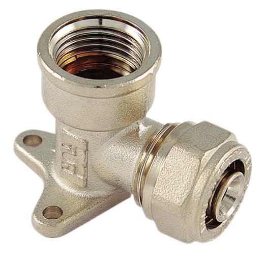 Gomito F.16 x ½ con Flangia per Multistrato Tiemme 10 Pezzi - 2
